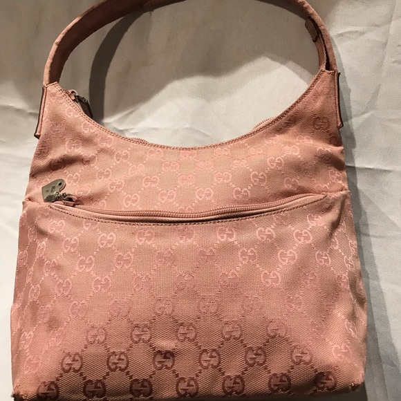 gucci pink monogram bag